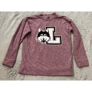 Woolly Threads Loyola University Chicago Ramblers Sweatshirt Maroon Mens Medium